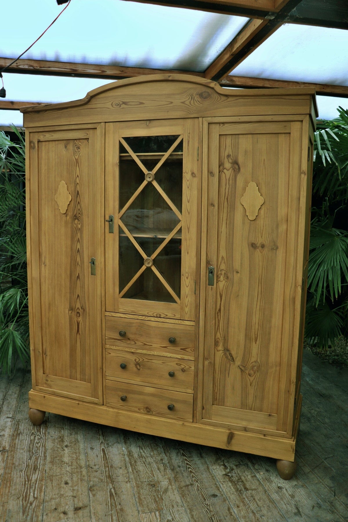🤩 Stunning! Quality! Big Old Pine Triple Knock Down Combination Wardrobe 🤩