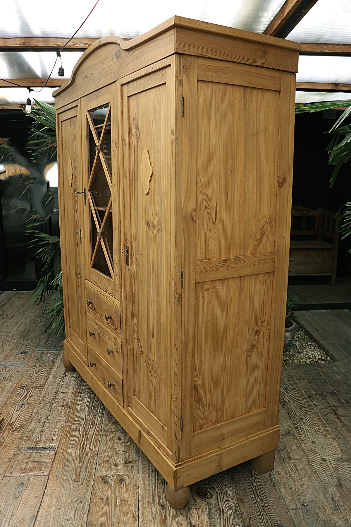 🤩 Stunning! Quality! Big Old Pine Triple Knock Down Combination Wardrobe 🤩