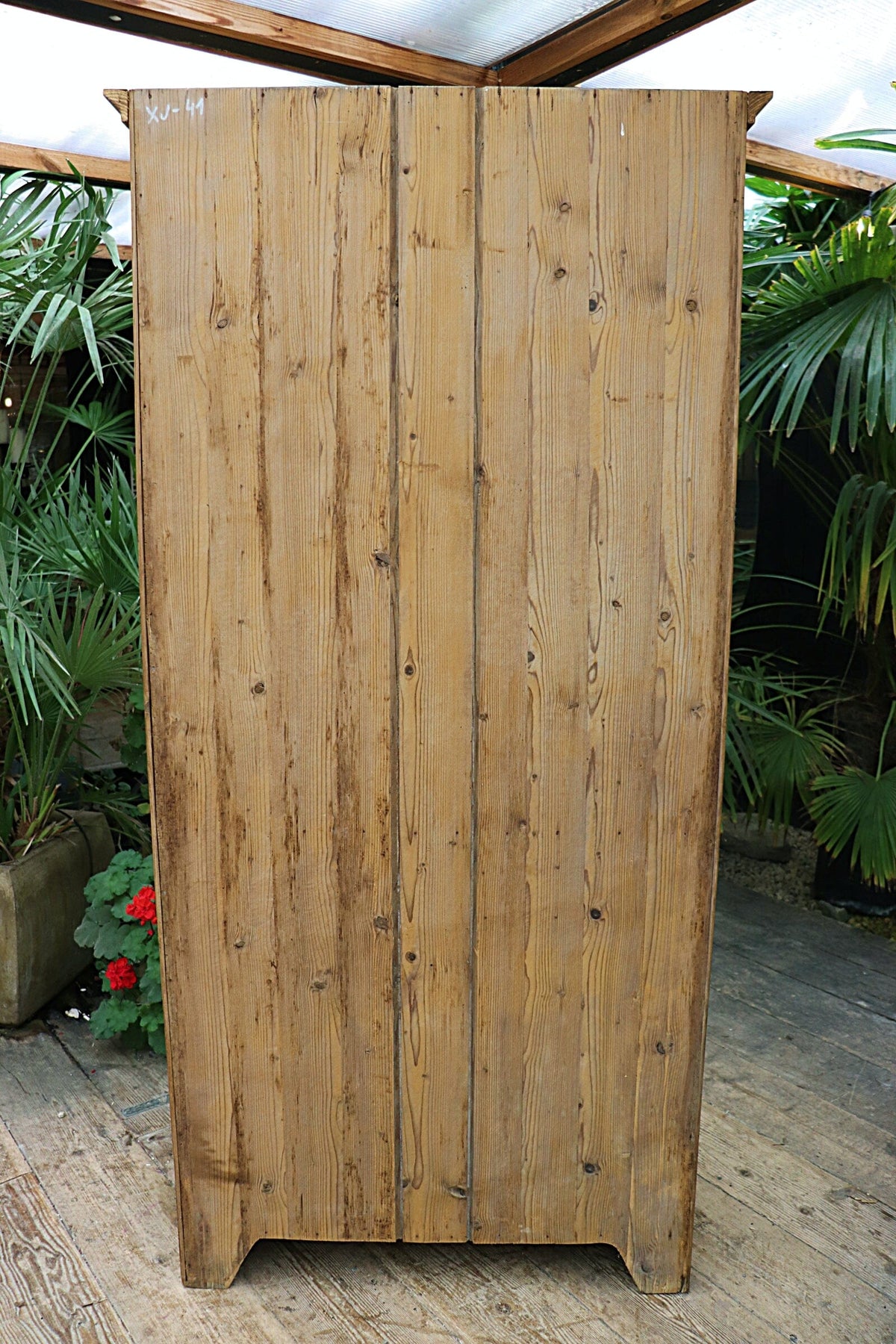 😍 Extra Tall! Shallow! Old Pine Cupboard-Linen/ Food/ Larder/ Housekeepers 😍