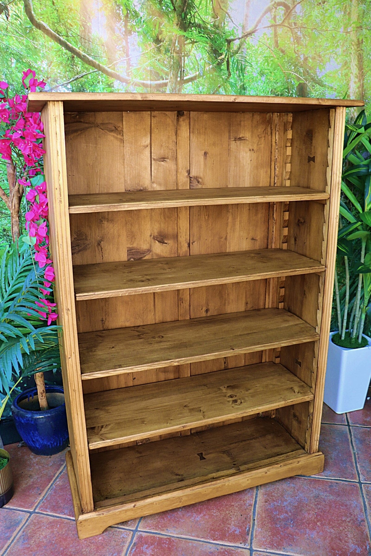 π WOW! Old Pine Adjustable Shelves/ Bookshelf/ Office Storage π