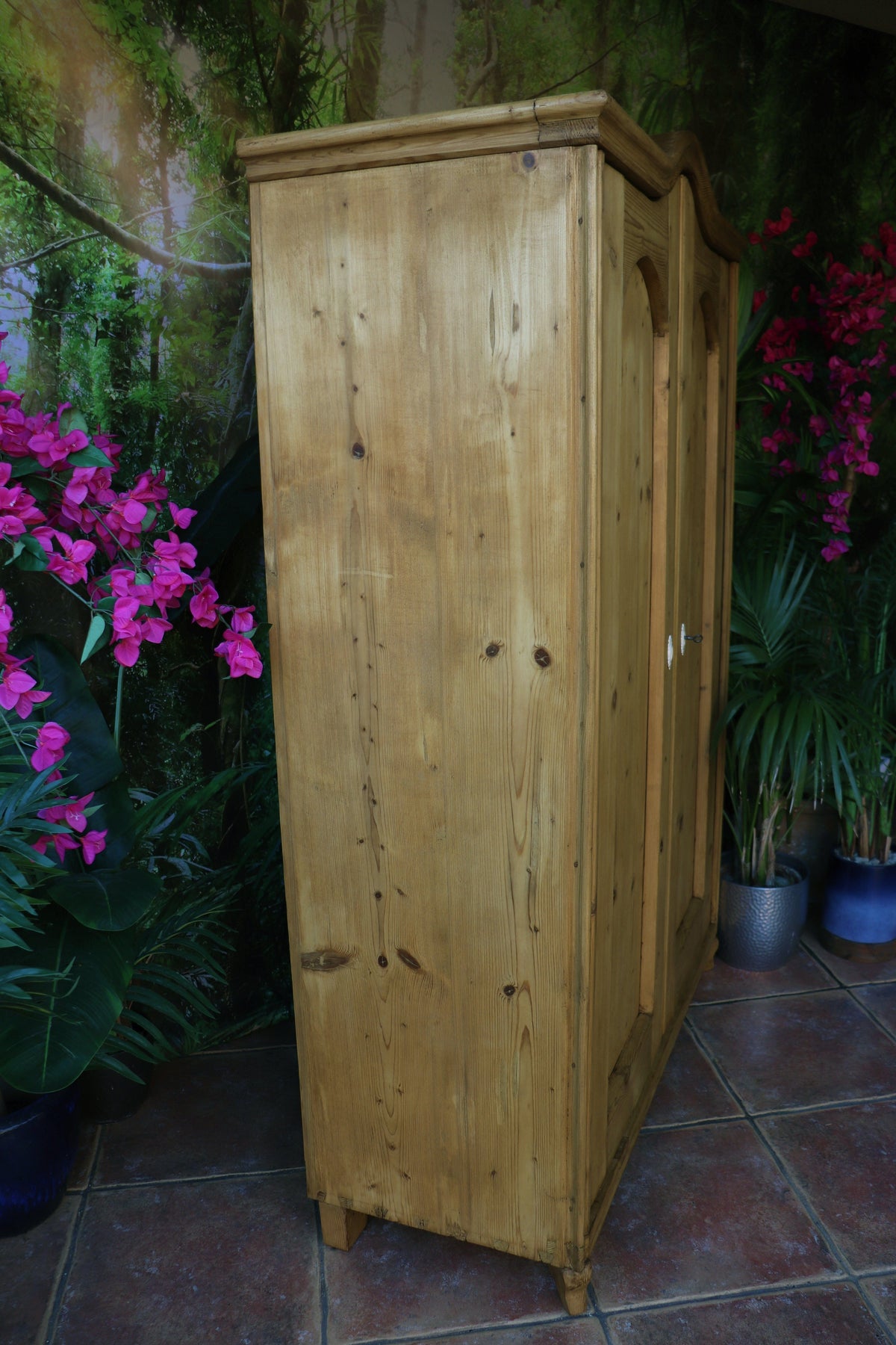 π Gorgeous! Old Pine Wardrobe/ Cupboard-Linen/ Larder/ Food/ Home Office π