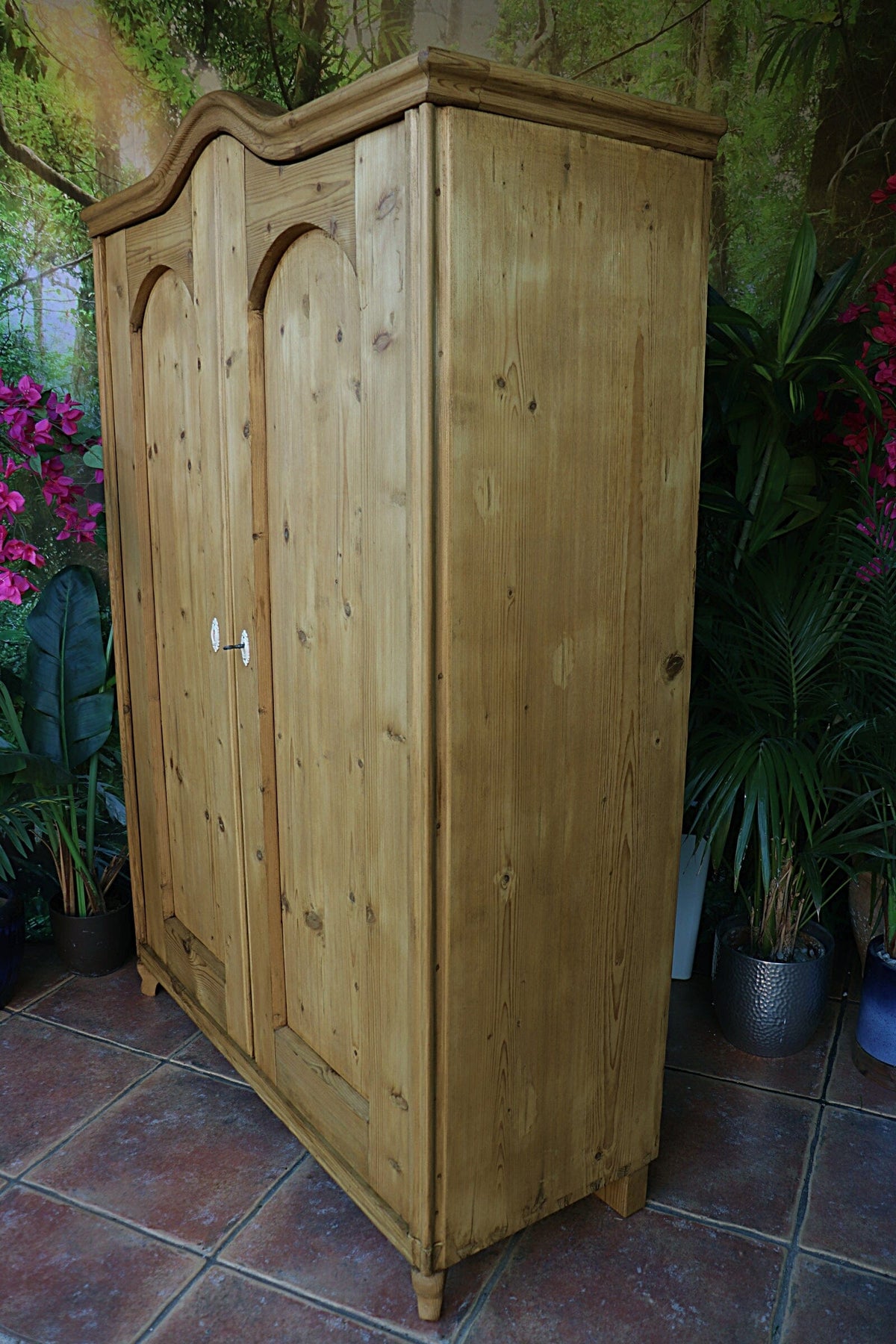 π Gorgeous! Old Pine Wardrobe/ Cupboard-Linen/ Larder/ Food/ Home Office π