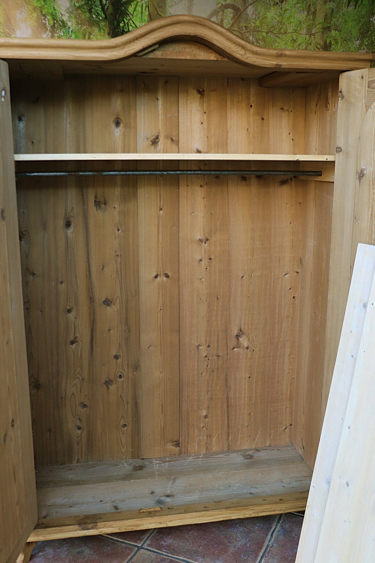 π Gorgeous! Old Pine Wardrobe/ Cupboard-Linen/ Larder/ Food/ Home Office π