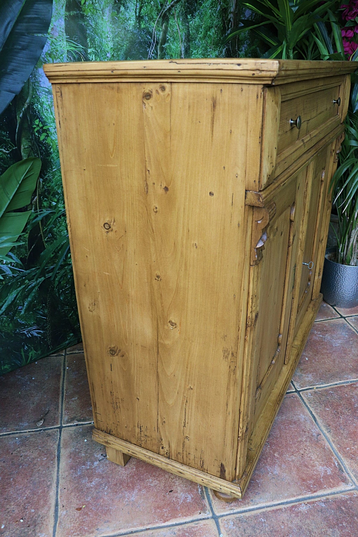 ❤️ Superb! Large Old Victorian Pine Dresser Base/ Sideboard/ TV Stand ❤️