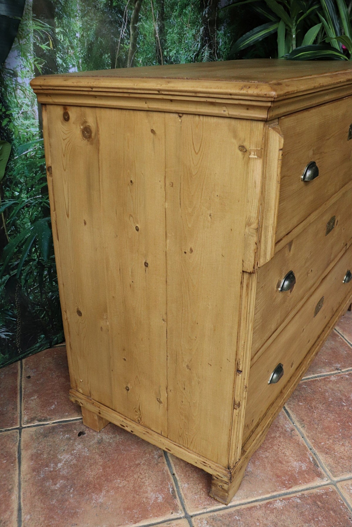 🩷 BIG!! Old Victorian Pine Chest Drawers/ Sideboard/ Kitchen/ TV Stand 🩷