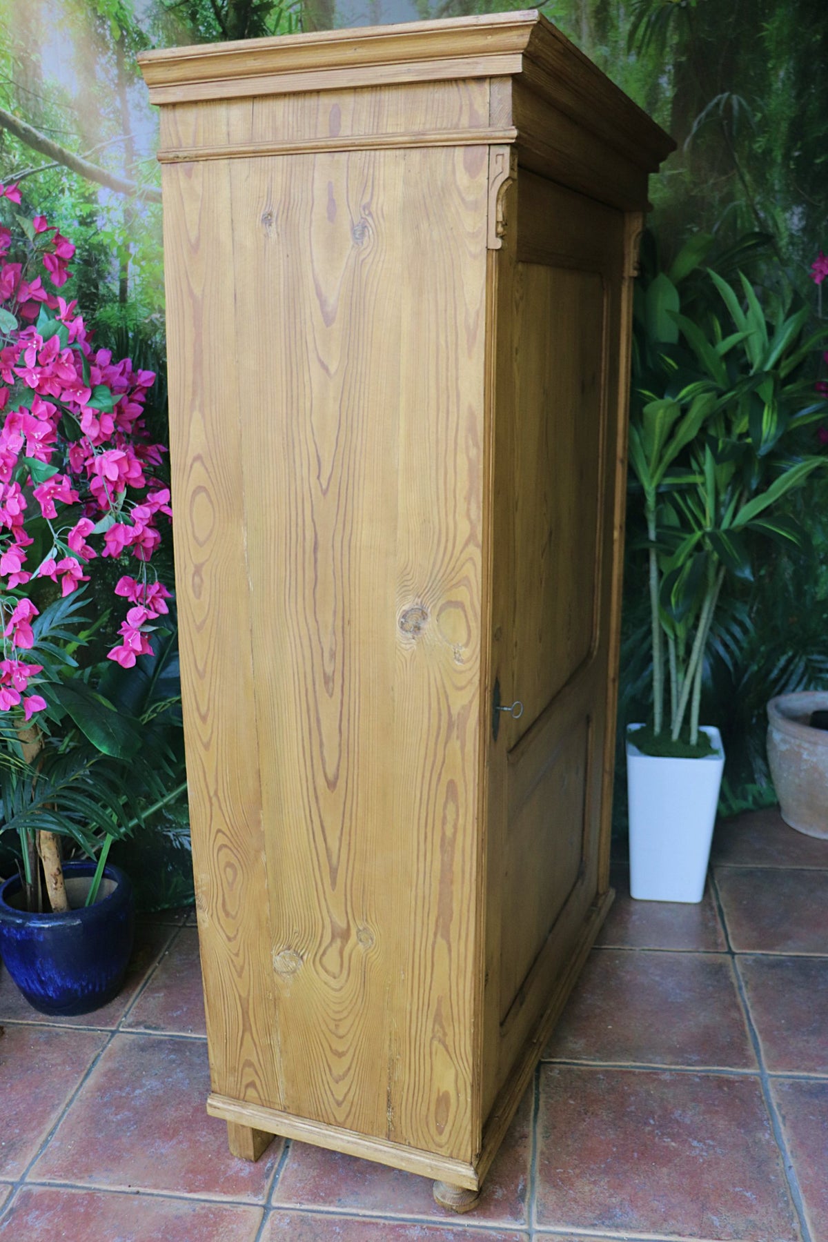 😍 Fantastic! Old Antique Pine Cupboard/ Wardrobe-Linen/ Larder/ Food/ Office 😍
