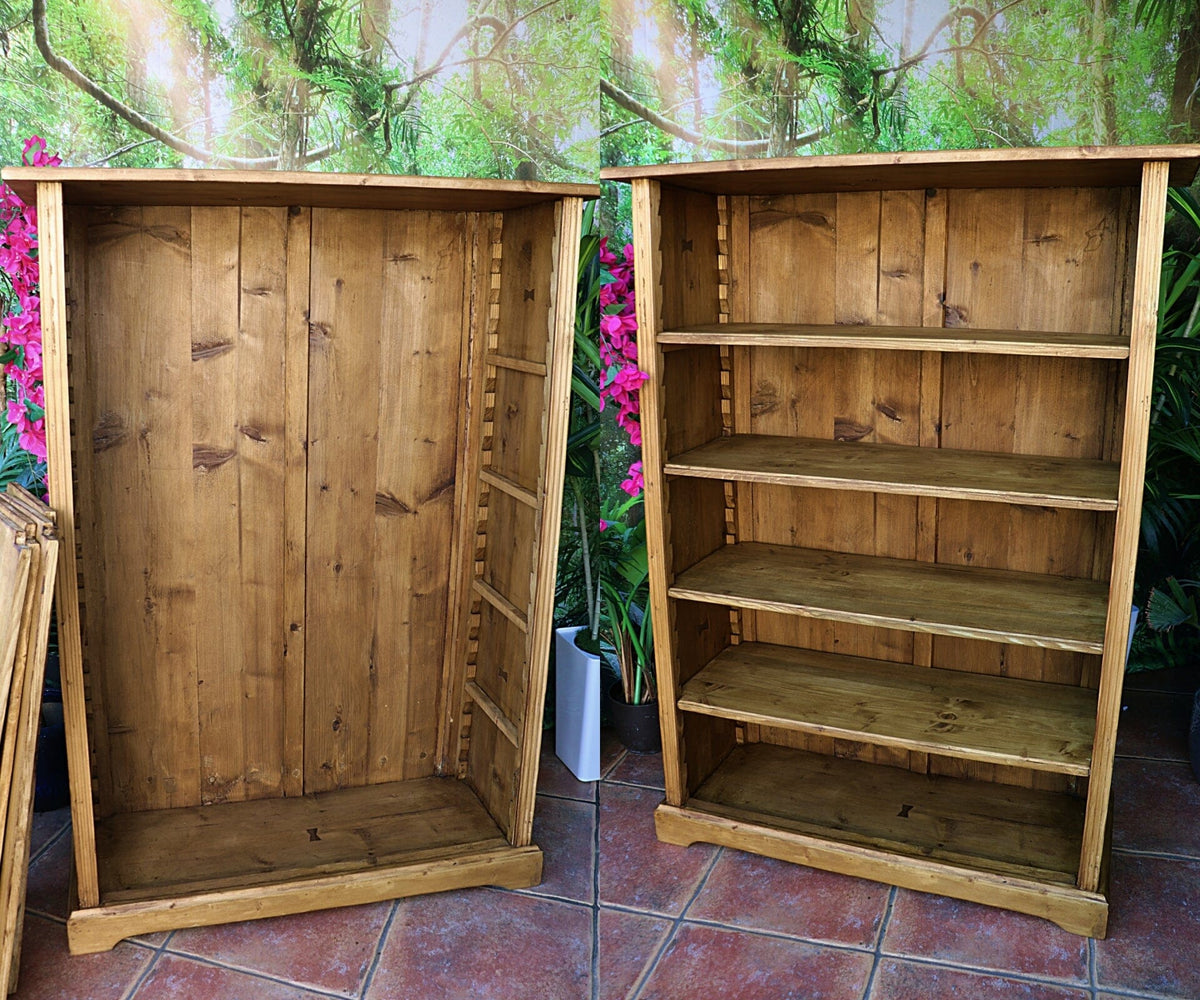 π WOW! Old Pine Adjustable Shelves/ Bookshelf/ Office Storage π