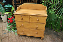 🥰 LOVELY OLD VICTORIAN PINE CHEST OF DRAWERS/BABY CHANGING UNIT/ STATION  😀 - oldpineshop.co.uk