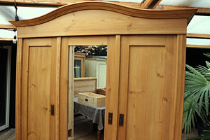 💖 WOW! QUALITY! OLD PINE TRIPLE KNOCK DOWN COMBINATION WARDROBE 🤩 - oldpineshop.co.uk