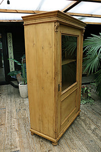 💖 OMG! Old Pine Glazed Cupboard/ Display Cabinet 💖 - oldpineshop.co.uk