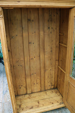 💖 OMG! Old Pine Glazed Cupboard/ Display Cabinet 💖 - oldpineshop.co.uk
