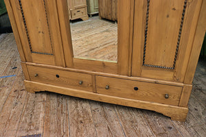 💖 OMG! Quality! Big Old Pine Triple Knock Down Combination Wardrobe 🤩 - oldpineshop.co.uk