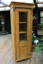 ❤️ Beautiful Old Pine Victorian Glazed Cupboard/ Display Cabinet ❤️ - oldpineshop.co.uk
