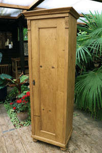 😍 Fantastic Old Pine Tall Slim Cabinet/Linen/Larder/Cupboard/Child's Wardrobe 😍 - oldpineshop.co.uk