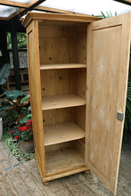 ❤️ Nice Chunky Old Pine Tall Cabinet Linen/Larder/Cupboard/Wardrobe 😍 - oldpineshop.co.uk