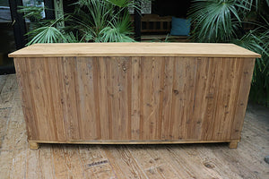 💕 Amazing! Big! Old 2m Antique Stripped Pine Dresser Base/ Sideboard/ TV Stand 💕 - oldpineshop.co.uk