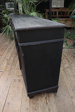 🤩 Big! Old 2m Antique Style Pine/Black Painted Sideboard/Dresser Base/TV Stand 🤩 - oldpineshop.co.uk