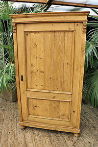 💕 Fantastic Old Pine 1 Door Cupboard-Linen/ Larder/ Food/ Wardrobe 💕 - oldpineshop.co.uk