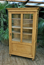 💖 WOW! Old Pine Glazed Display Cupboard/ Cabinet 💖 - oldpineshop.co.uk