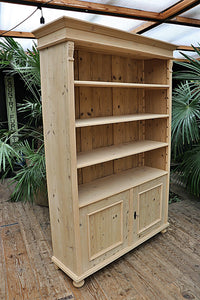 😍 Old Antique Style Pine Bookshelf/ Bookcase/ Office Storage 😍 - oldpineshop.co.uk