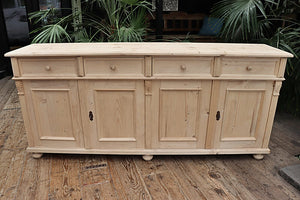 😍 OMG! Old Style 2m Pine Sideboard/ Kitchen Base/ TV Stand 🤩 - oldpineshop.co.uk