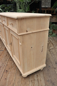 😍 OMG! Old Style 2m Pine Sideboard/ Kitchen Base/ TV Stand 🤩 - oldpineshop.co.uk