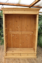❤️ Old Pine Knock Down Shelved Housekeepers Cupboard/Linen/Larder - to be Waxed or Painted ❤️ - oldpineshop.co.uk