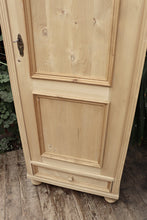 😍 Antique/ Old Style Pine Tall/ Slim Cupboard/ Small Wardrobe. 1 of a Pair! - oldpineshop.co.uk