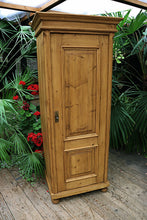 💖 Beautiful! Old Pine Tall Slim Cupboard-Linen/ Larder/ Housekeeping/ Wardrobe 💖 - oldpineshop.co.uk