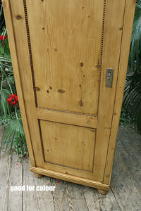 😍 Fantastic! Old Pine Tall Cupboard-Linen/ Larder/ Housekeeping/ Wardrobe 😍 - oldpineshop.co.uk