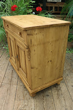 Unusual & Cute Old Victorian Pine Dresser Base/ Sideboard/ TV Stand - oldpineshop.co.uk