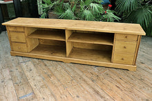 💖 OMG! Huge! Old Pine (2.6m) Low Sideboard/ Base/ TV Stand/ Counter/ Room Divider 🥳 - oldpineshop.co.uk