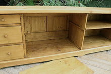 💖 OMG! Huge! Old Pine (2.6m) Low Sideboard/ Base/ TV Stand/ Counter/ Room Divider 🥳 - oldpineshop.co.uk