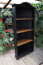 🥰 Lovely & Large Old Style Pine/ Black Painted Corner Shelves/ Cupboard 🥰 - oldpineshop.co.uk