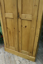 💖 Stunning! Old Victorian Pine 2 Door Cupboard - Larder/ Linen/ Wardrobe 🤩 - oldpineshop.co.uk