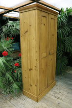 💖 Stunning! Old Victorian Pine 2 Door Cupboard - Larder/ Linen/ Wardrobe 🤩 - oldpineshop.co.uk