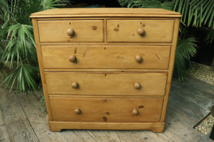 ❤️ Big!! Quality Old Victorian Pine Chest Of Drawers/ Sideboard ❤️ - oldpineshop.co.uk