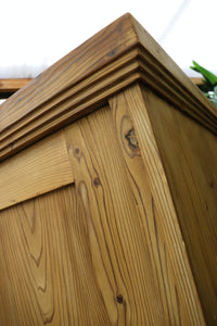 🤩 Fantastic! Old Pine 4 Door Cupboard/ Shelves-Larder/ Linen/ TV Cabinet 🤩 - oldpineshop.co.uk