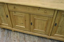 ❤️ Beautiful! Big! 1.84m Old Pine Dresser Base/ Sideboard/ TV Stand ❤️ - oldpineshop.co.uk