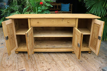 ❤️ Beautiful! Big! 1.84m Old Pine Dresser Base/ Sideboard/ TV Stand ❤️ - oldpineshop.co.uk