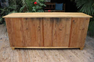 ❤️ Beautiful! Big! 1.84m Old Pine Dresser Base/ Sideboard/ TV Stand ❤️ - oldpineshop.co.uk