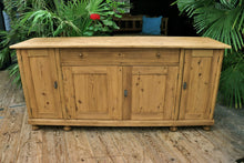 💕 Fantastic! Big! 2m Old Pine Dresser Base/ Sideboard/ TV Stand 💕 - oldpineshop.co.uk