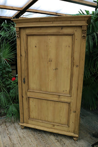 😍 Old Pine 1 Door 'Housekeepers' Cupboard-Linen/ Larder/ Food/ Wardrobe 😍 - oldpineshop.co.uk