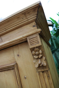 😍 Old Pine 1 Door 'Housekeepers' Cupboard-Linen/ Larder/ Food/ Wardrobe 😍 - oldpineshop.co.uk