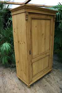 😍 Old Pine 1 Door 'Housekeepers' Cupboard-Linen/ Larder/ Food/ Wardrobe 😍 - oldpineshop.co.uk