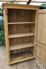 😍 Old Pine 1 Door 'Housekeepers' Cupboard-Linen/ Larder/ Food/ Wardrobe 😍 - oldpineshop.co.uk