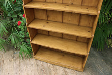 💖 Old Victorian Pine Waterfall Bookshelves - Kitchen/Shop Display Stand 💖 - oldpineshop.co.uk