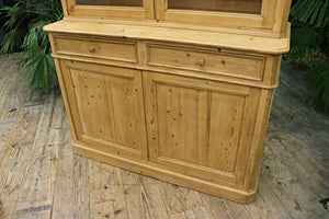 ❤️ Stunning! Old Pine Two Piece Adjustable Glazed Dresser ❤️ - oldpineshop.co.uk