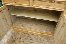 ❤️ Stunning! Old Pine Two Piece Adjustable Glazed Dresser ❤️ - oldpineshop.co.uk