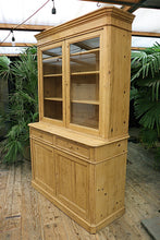 ❤️ Stunning! Old Pine Two Piece Adjustable Glazed Dresser ❤️ - oldpineshop.co.uk